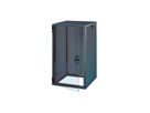 Armoire Novastar SCHROFF avec porte vitrée et panneau arrière, Heavy-Duty, RAL 7021, 1745H 553W 600D