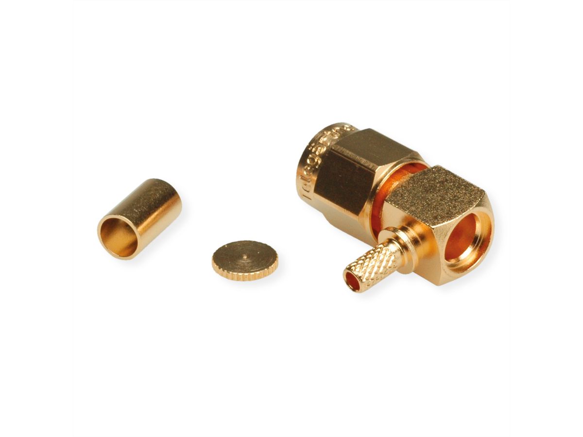 TELEGÄRTNER Connecteur coudé SMA , G8 pour RG-316, sertissage