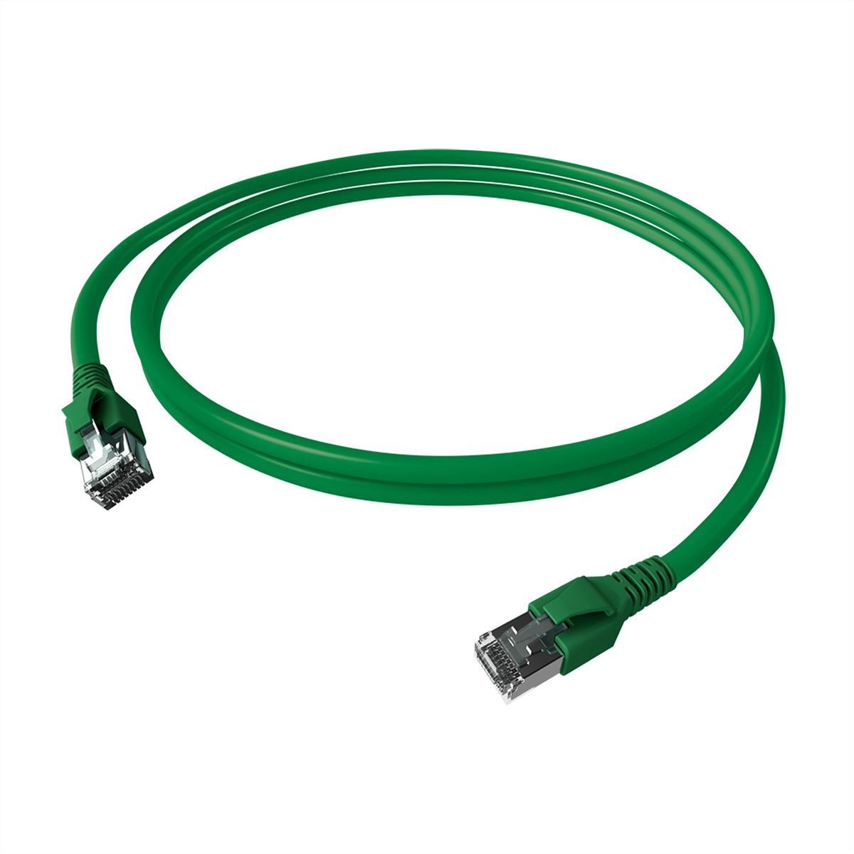 EasyLan FlexBoot Cordon Cat.6A, S/FTP, vert, 7,5 m