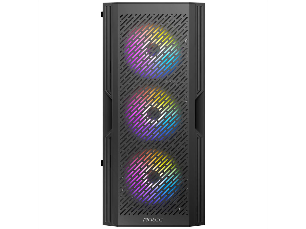 ANTEC AX20 Boîtier PC Midi Tower Gaming Noir ATX, noir