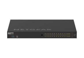 NETGEAR M4250-26G4XF-PoE+ Géré L2/L3 Gigabit Ethernet (10/100/1000) Connexion Ethernet, supportant l'alimentation via ce port (PoE) 1U Noir