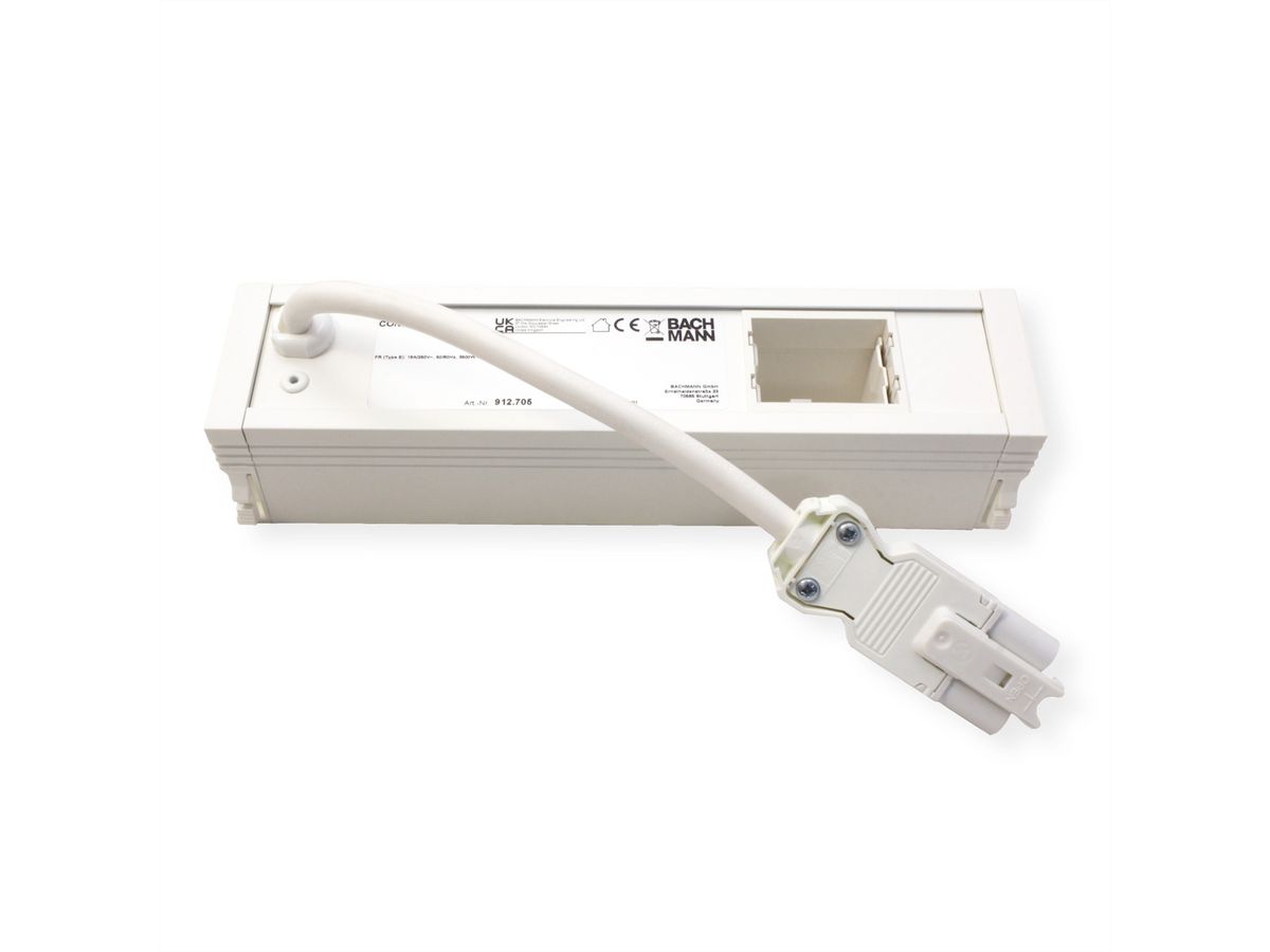 BACHMANN CONI 2xUTE 1xCM 0,2m GST18 RAL9010