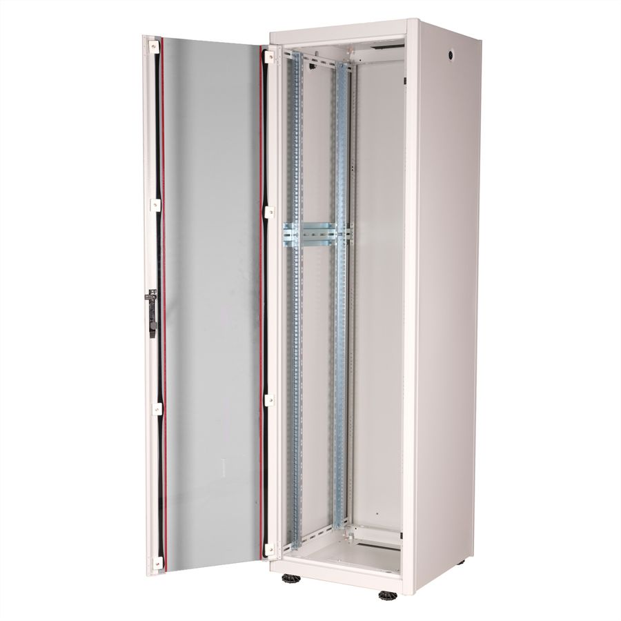 ROLINE 19" Baie réseau Basic 42U, 600x600 LxP Porte verre gris