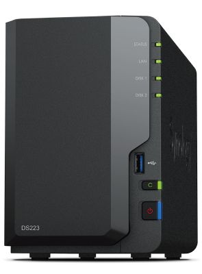 Synology DiskStation DS223 serveur de stockage NAS Bureau Realtek RTD1619B 2 Go DDR4