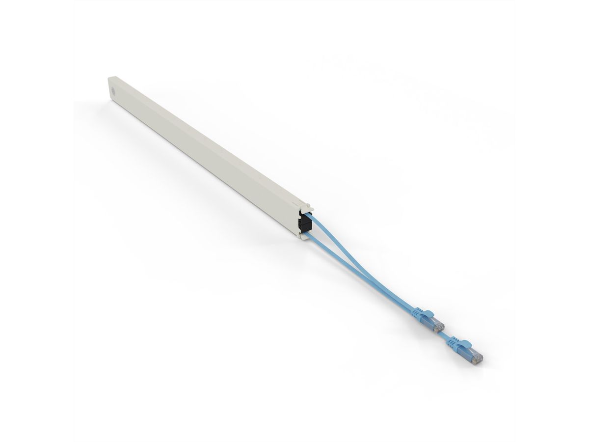 patchbox.one Cassette 46RU UTP bleu Cat.6a 2,5 m