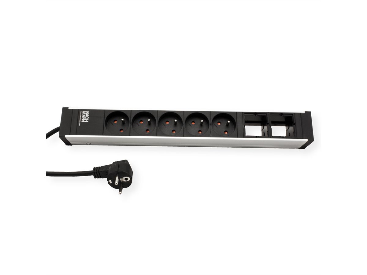 BACHMANN UNIVERSAL 5xUTE 2xCM courant 3,0m CEE7/7