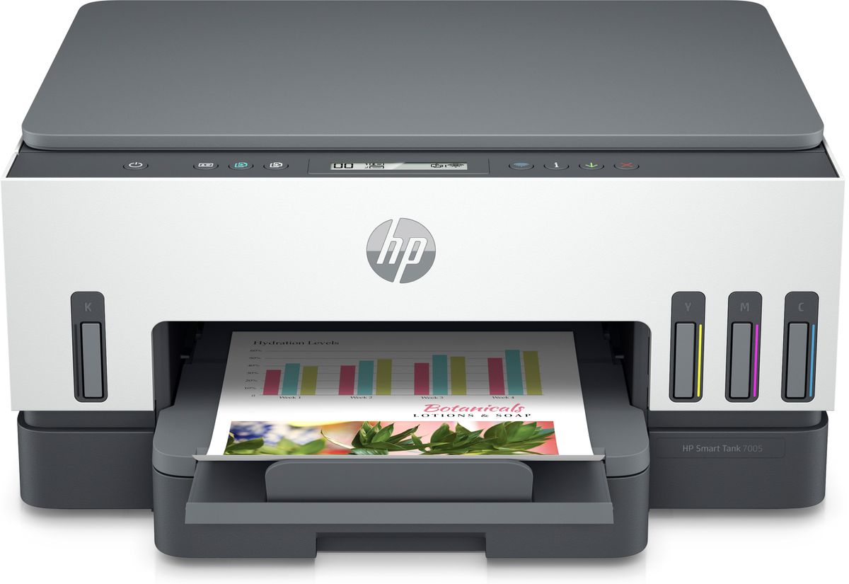 HP Smart Tank 7005 Sans fil All-in-One Couleur Imprimante, Impression recto-verso, copieur, scanner