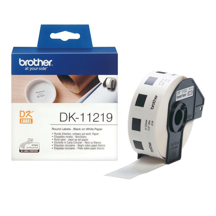 Brother DK-11219 étiquette à imprimer Blanc