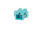 TELEGÄRTNER  Coupleur SC Duplex, Multimode, Manchon en céramique, boîtier en plastique, turquoise