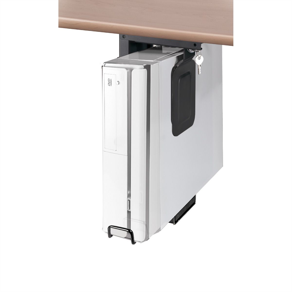 ROLINE Support pour Slim/Mini PC, verrouillable, noir