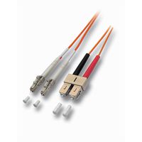 Câble Patch FO duplex 50/125µm LC/SC, orange, 10 m