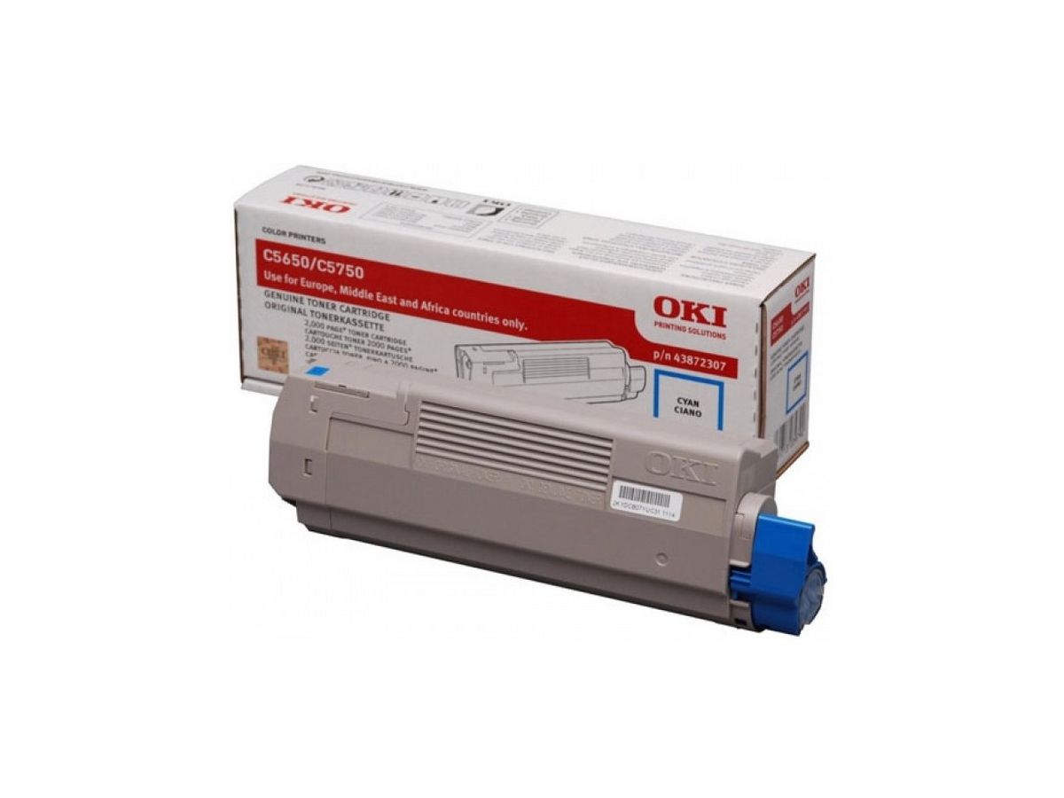 OKI 43872307 Cartouche de toner Original Cyan 1 pièce(s)