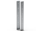 Cornière arrière SCHROFF EuropacPRO pour joint CEM en acier inoxydable pour panneau latéral, 6 U