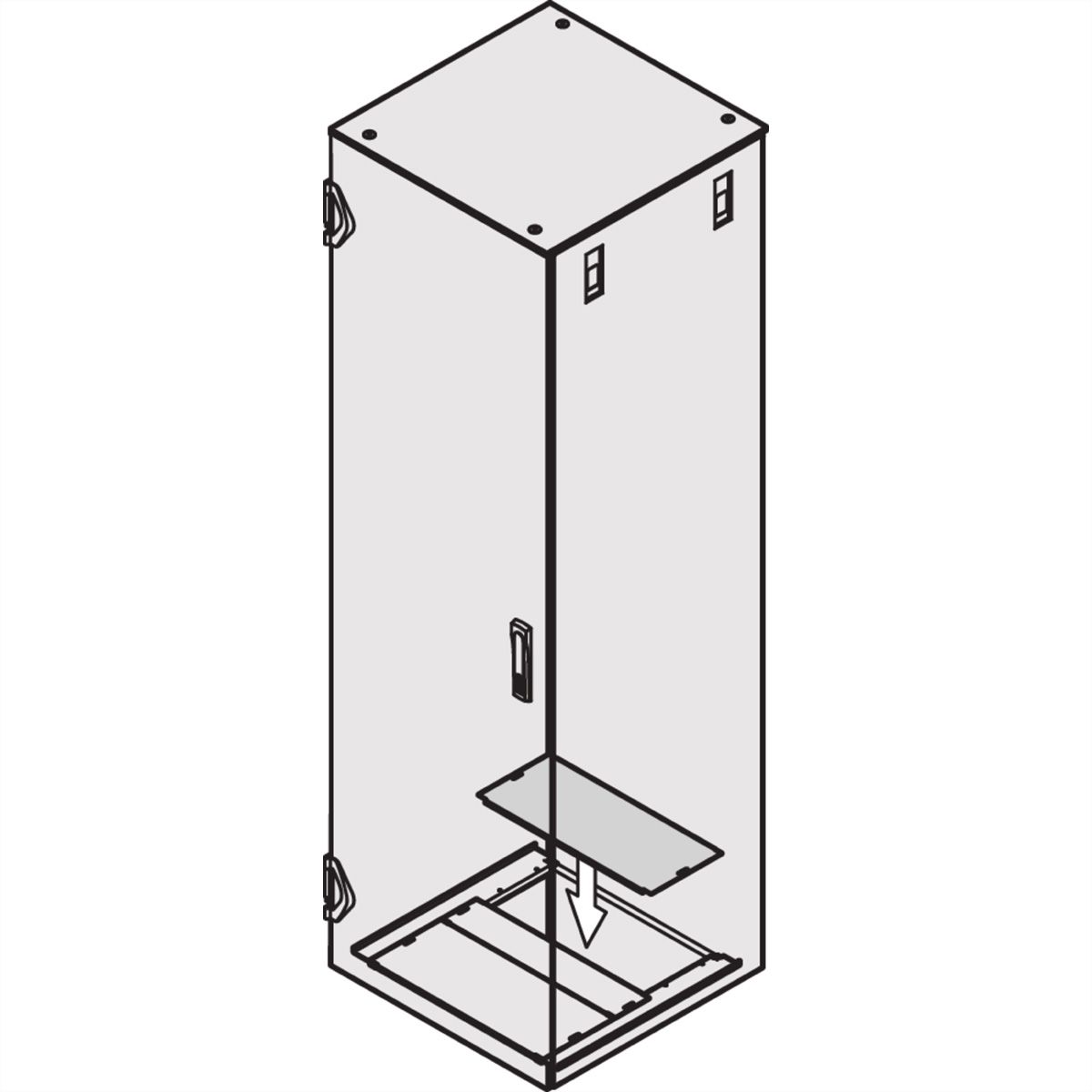 SCHROFF Varistar Plaque de recouvrement pour plaque de base, 800W