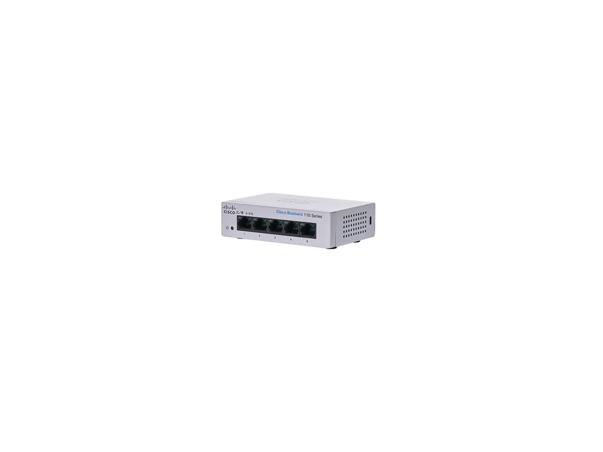 Cisco CBS110 Non-géré L2 Gigabit Ethernet (10/100/1000) 1U Gris