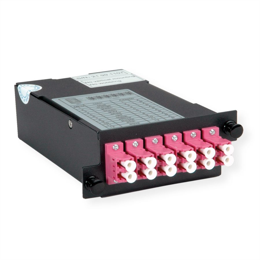 VALUE Module MPO, MPO mâle / 12x LC femelle