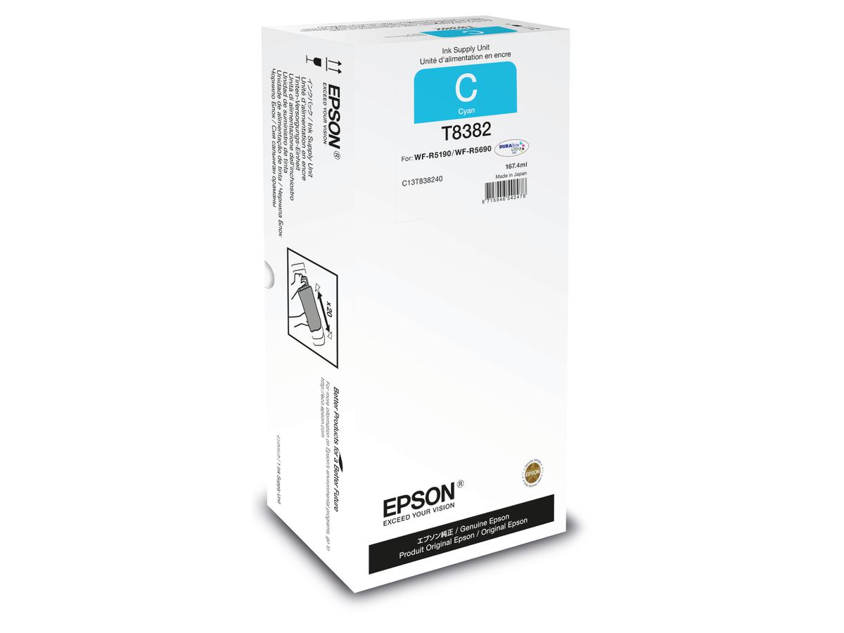 Epson Unité d'alimentation en encre Cyan XL cartouche d'encre