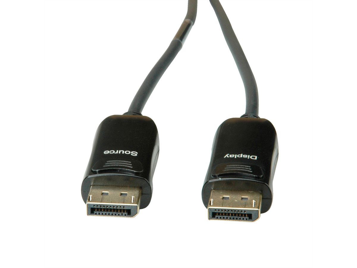 ROLINE Câble DisplayPort v1.4 (AOC), M/M, 20 m