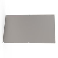 SCHROFF Face avant, profil en U, Refrofit Shielding, 6 U, 84 CV, 2,5 mm, alu, face avant anodisée, face arrière conductrice
