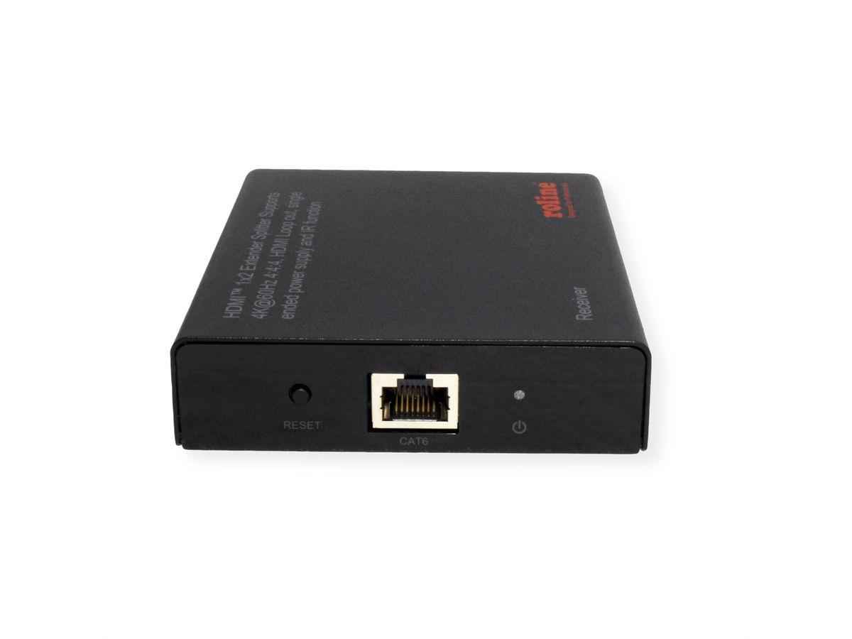ROLINE Prolongateur/Splitter HDMI, 1x2 via Cat.6A, 70m, 4K60Hz