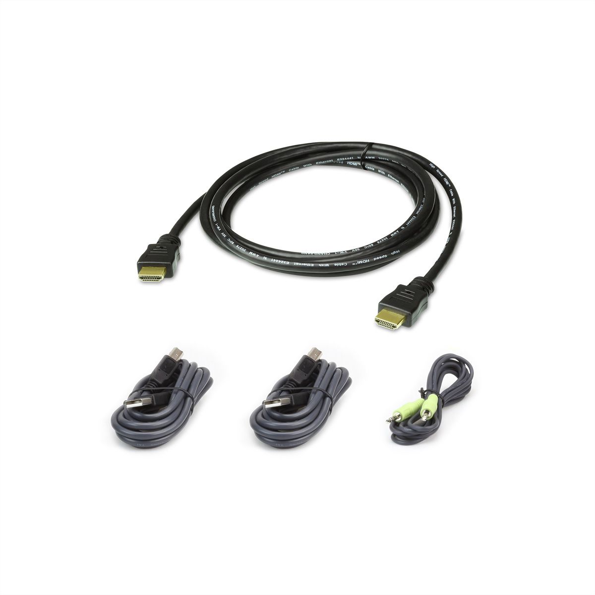 ATEN 2L-7D02UHX4 Kit de câbles KVM sécurisé HDMI USB