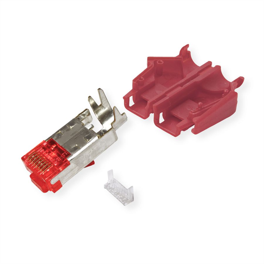 Connecteur HiRose TM21 blindé, manchon rouge, 50 pièces