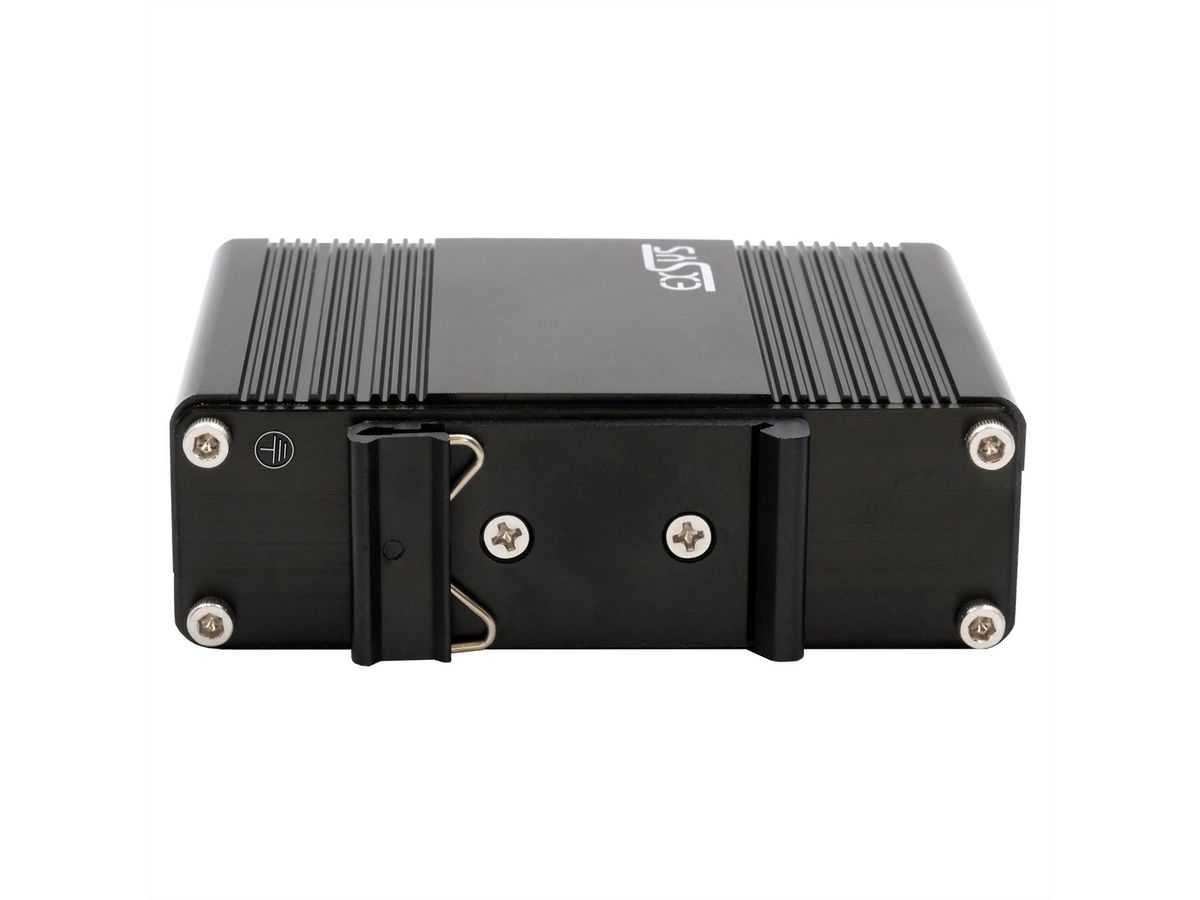 EXSYS EX-60340 Convertisseur de média industriel 60 W SFP, -40 °C à +75 °C
