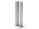 SCHROFF EuropacPRO 19" Support pour joint en acier inoxydable, type F, trous pour poignée, 6 U