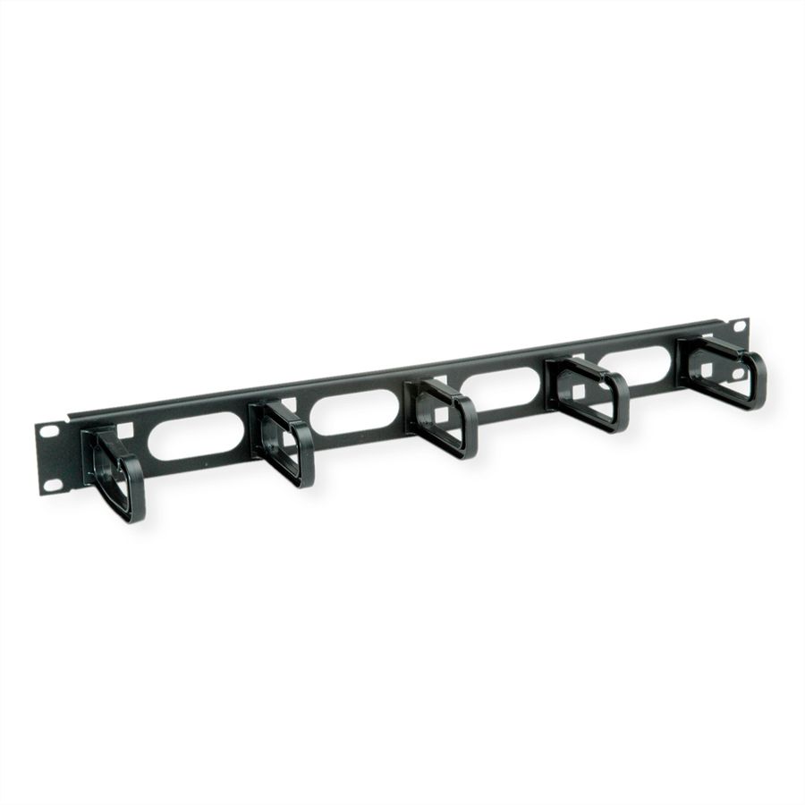 CONTEG Passe-câbles 19", 1 UH avec 5 étriers 40 x 80 mm