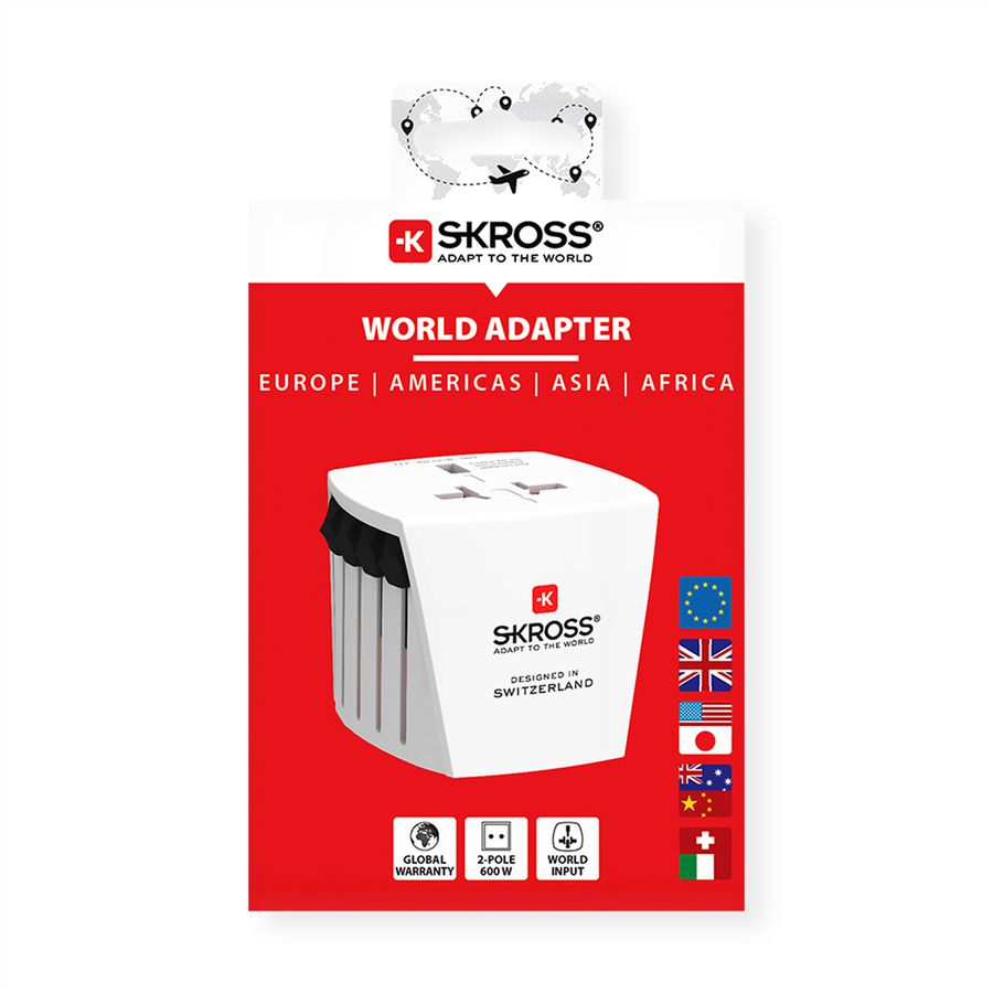 SKROSS Adaptateur de voyage universel MUV Micro, monde