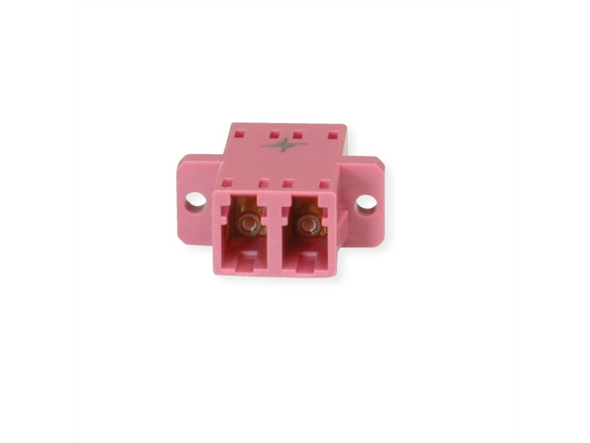 TELEGÄRTNER Coupleur LD Duplex, Multimode, Manchon en céramique, boîtier en plastique, violet, Z77