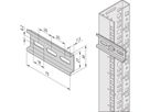 Rail DIN SCHROFF pour thermostat avec capteur de température intégré