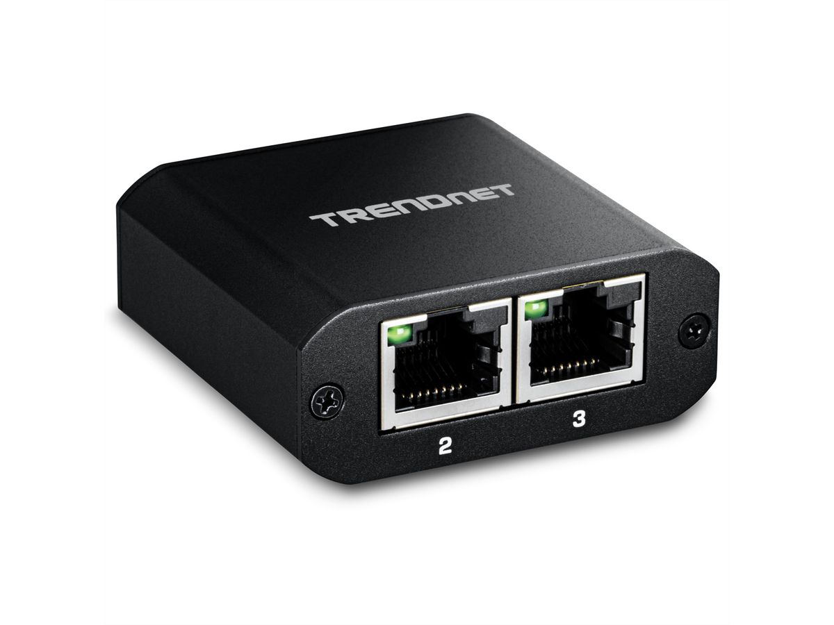 TRENDnet TEG-102S Répartiteur Gigabit à 2 ports avec alimentation USB de type C