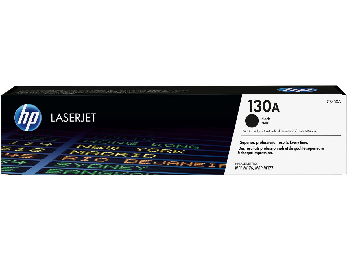 HP Cartouche de toner noir d'origine LaserJet 130A