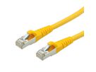 Cordon Cat.6A (Class EA) FTP AWG26, jaune, 2 m