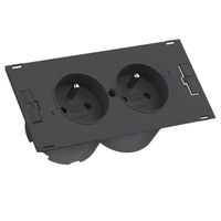 BACHMANN DUE 2xUTE 0,2m GST18, noir, 0,2 m
