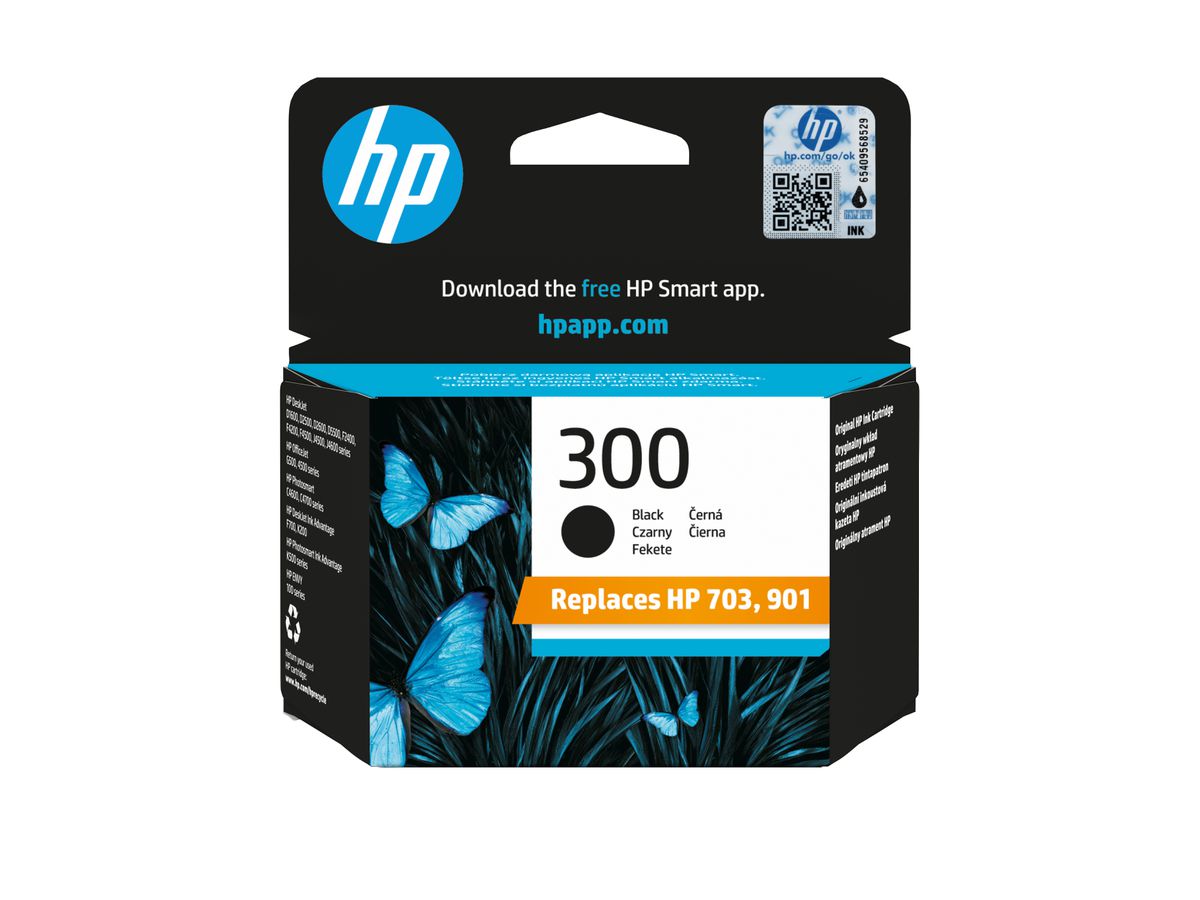 HP 300 cartouche d'encre noir authentique