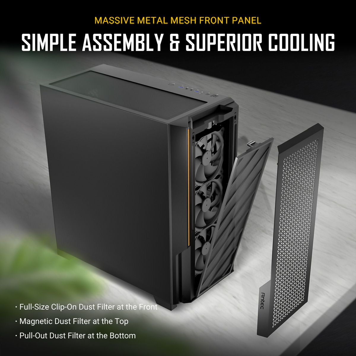 ANTEC P20CE Boîtier PC Performance Midi Tower ATX, noir