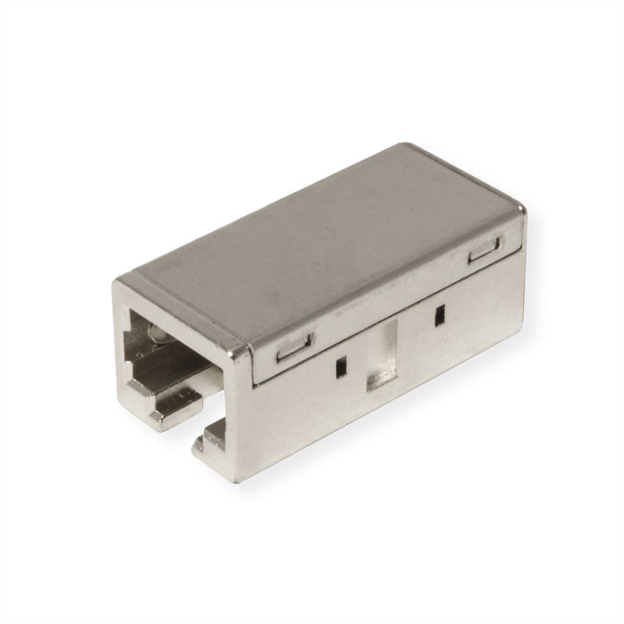 ROLINE Coupleur RJ-45 blindé, Cat.6A (Classe EA), boîtier métallique