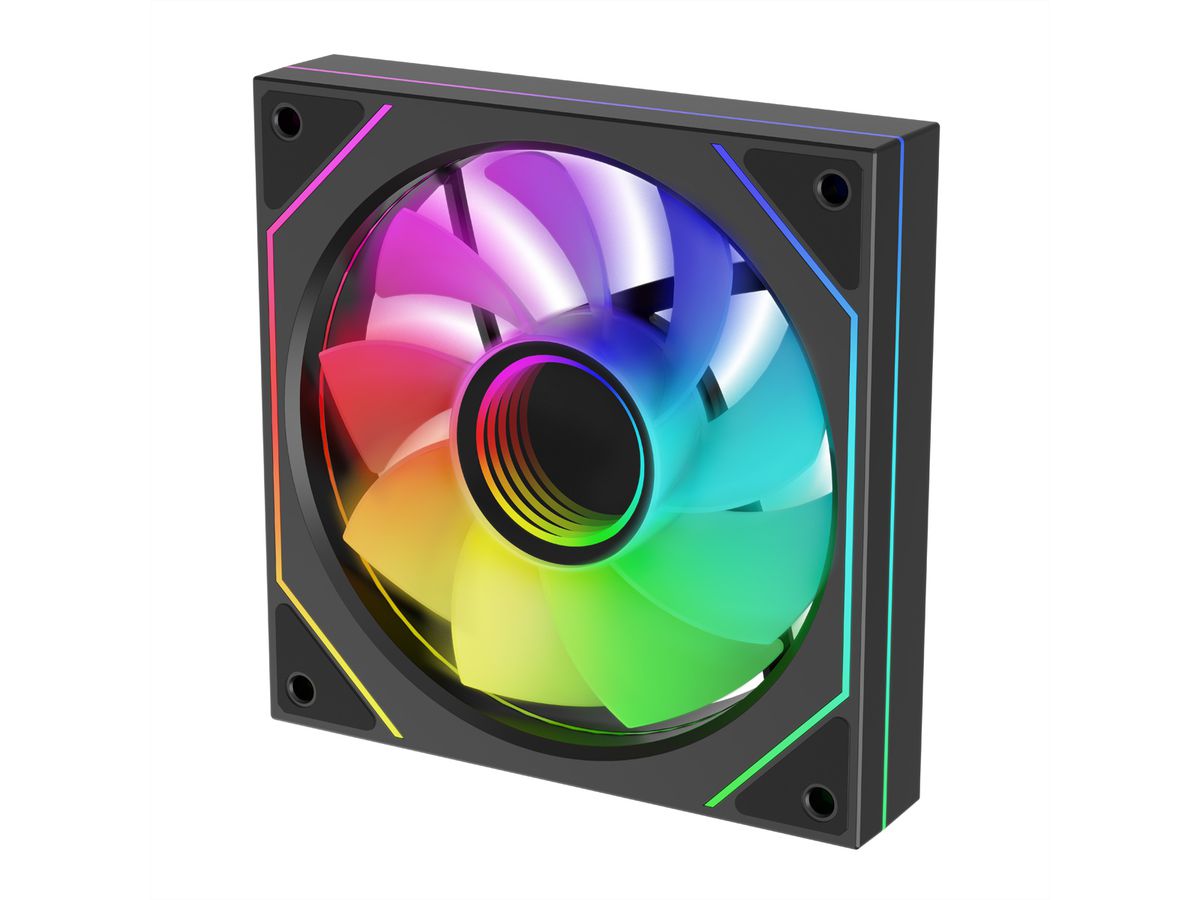 XILENCE XF078 Ventilateur de boîtier Reverse, avec Design Infinity Mirror