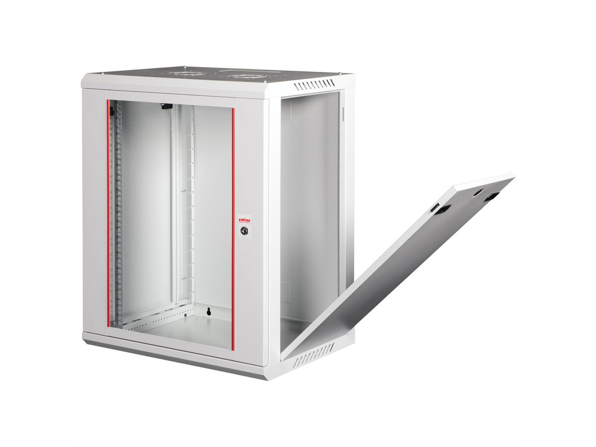 ROLINE 19" Boîtier mural Basic Plus 15U, 600x450 LxP gris