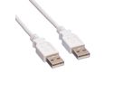 VALUE Câble USB 2.0 Type A-A, blanc, 0,8 m