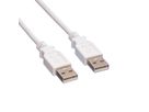 VALUE Câble USB 2.0 Type A-A, blanc, 3 m