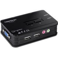 TRENDnet TK-209K Kit de switch KVM USB à 2 ports avec fonction audio