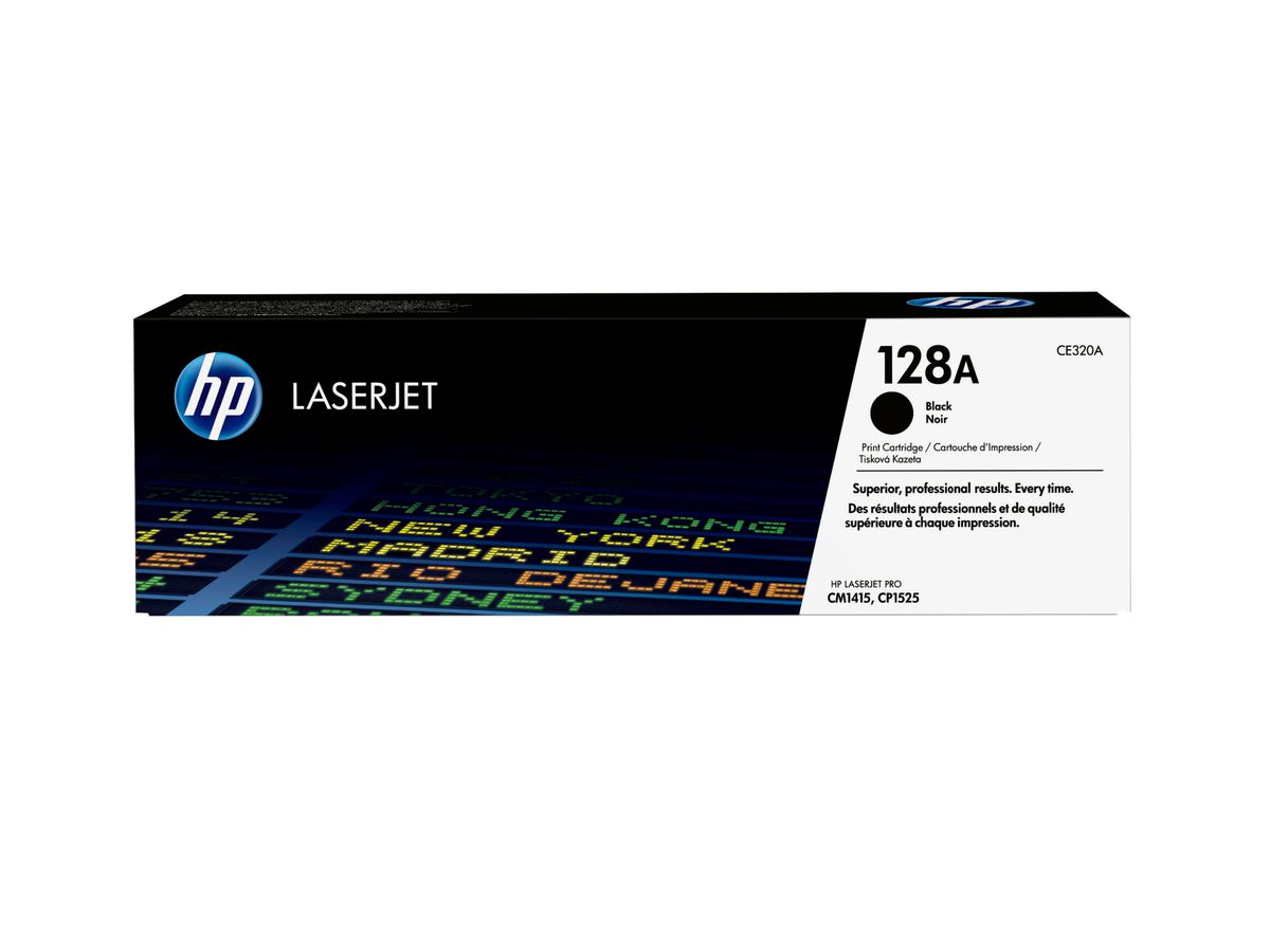 HP 128A toner LaserJet noir authentique