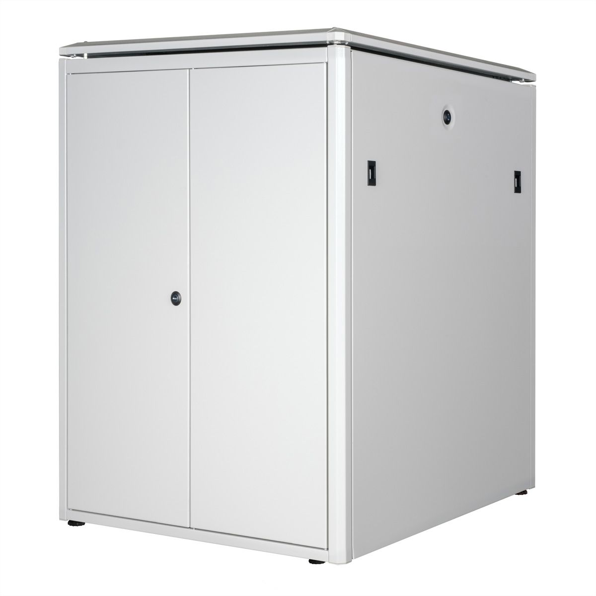 ROLINE 19" Baie réseau Pro 22U, 800x800 LxP Porte verre gris