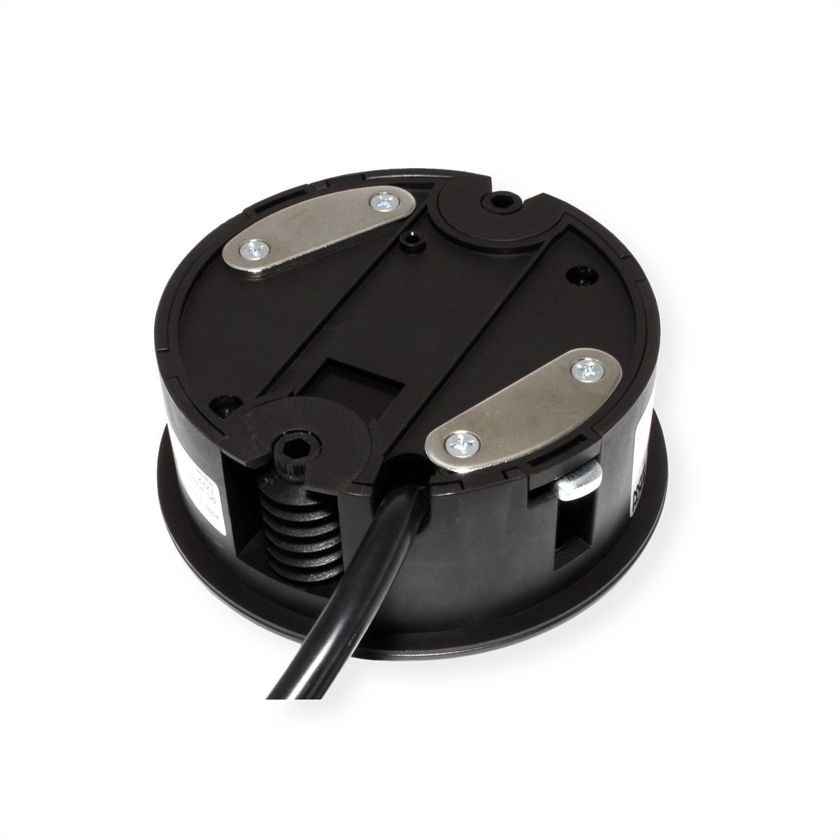 BACHMANN TWIST Prise 1x UTE, chargeur USB, noir, 2 m