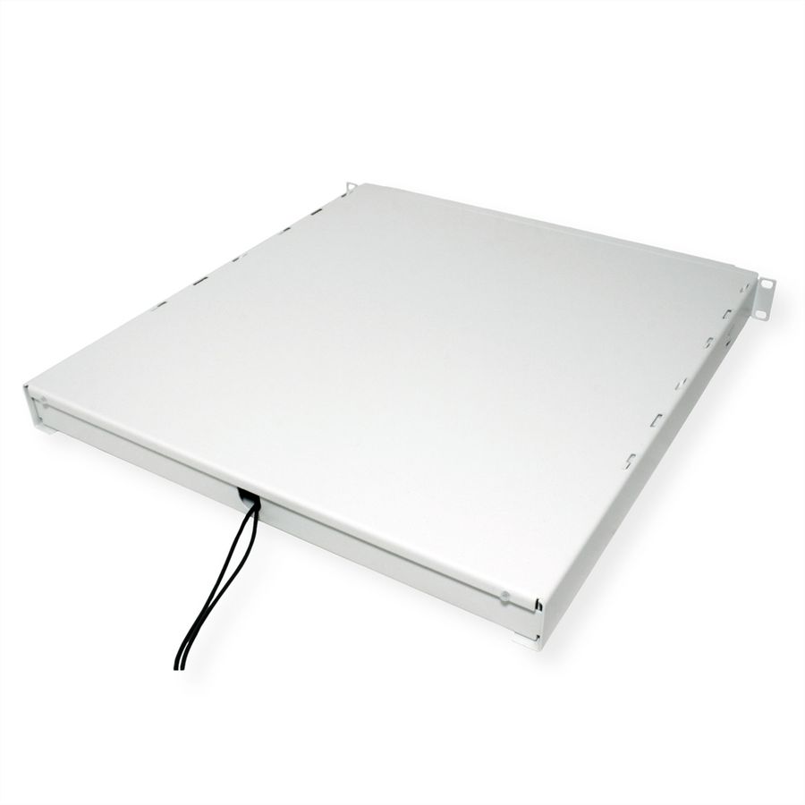 Tiroir clavier 19" 1UH sans clavier, gris clair