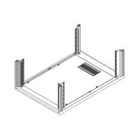 SCHROFF Novastar Brosse pour plaque de base en une seule pièce avec passage de câbles