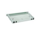 TELEGÄRTNER BASIS V Panneau FO avec coupleurs, 24x E2000, vert, OS2 APC